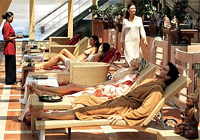 Costa guests relaxing at the Spa
