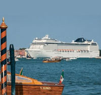 Msc Ship in Venice