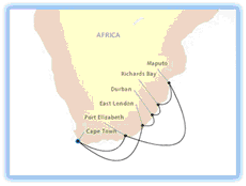 Map: Africa Itinerary