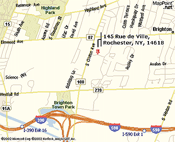 Rochester Map