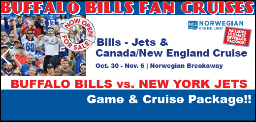 Buffalo vs Jets & 7 night Canada/New England Cruise
