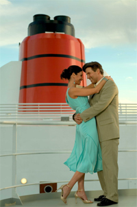 Couple on Cunard Ship