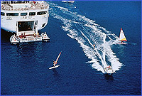 Enjoy complimentary water-skiing, windsurfing, snorkeling, and kayaking from the Water Sports Platform